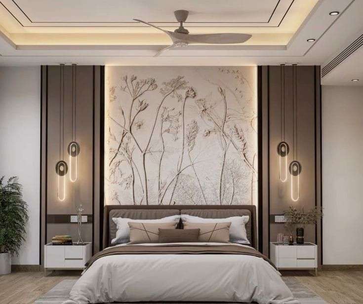 simple bedroom designs for wall