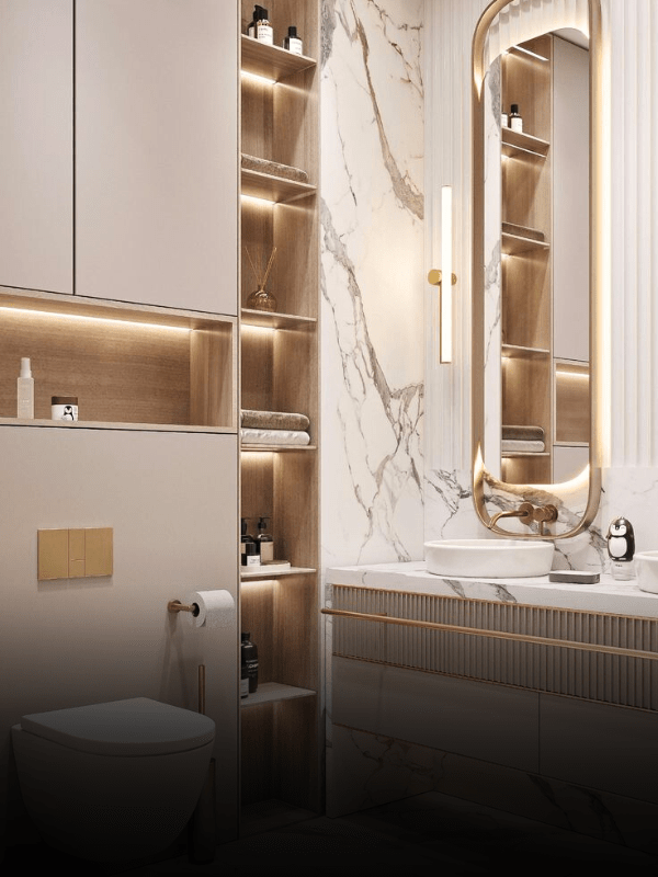 washroom storage