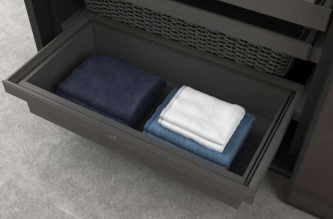 modular wardrobe organiser basket