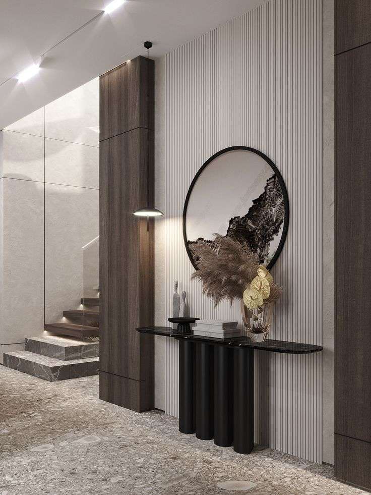 foyer wall design