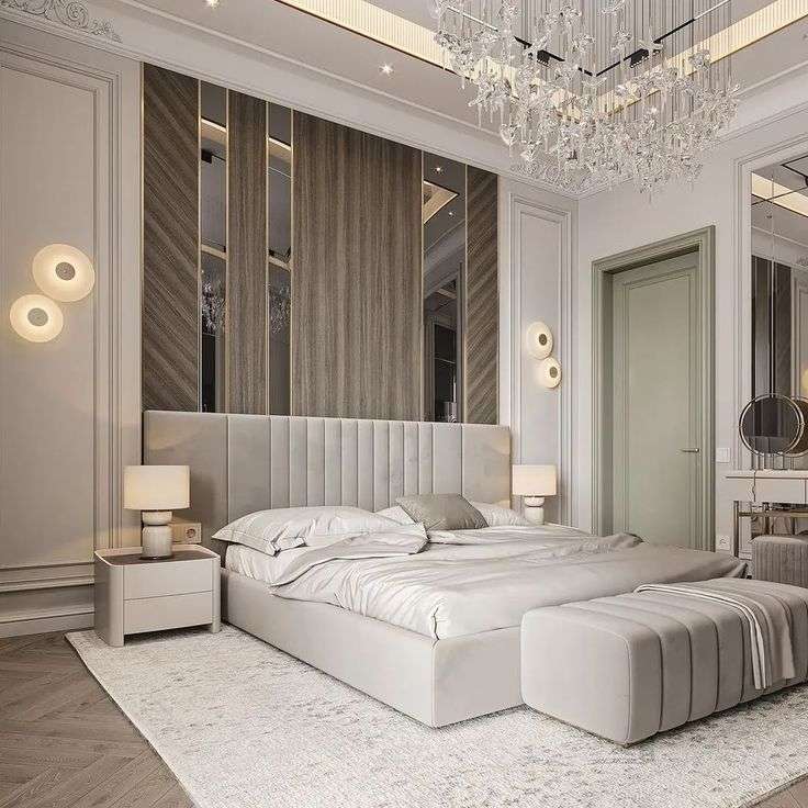 bedroom double bed design