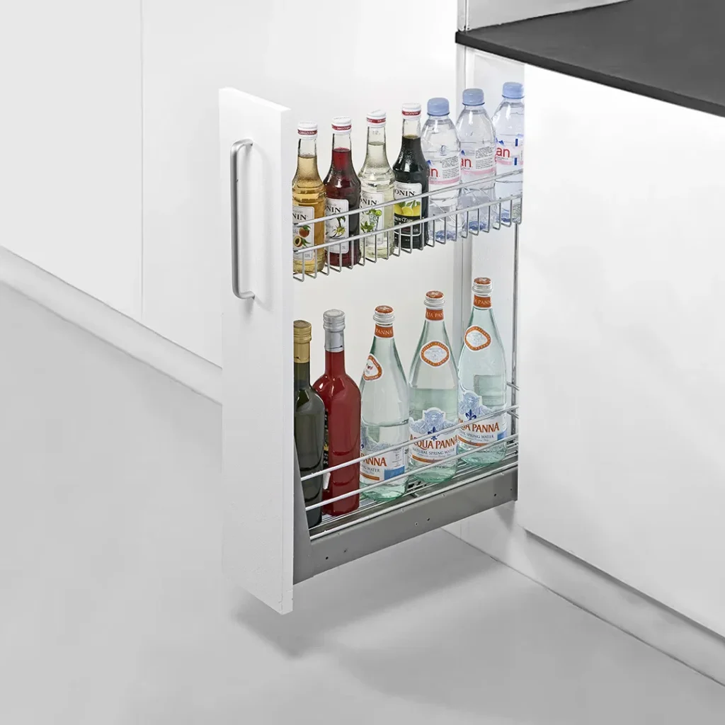 kitchen-bottle pullout baskets