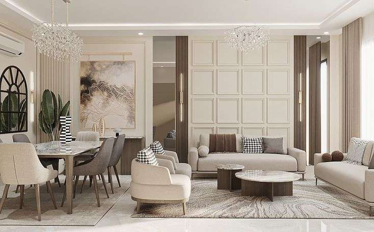 living and dining room design