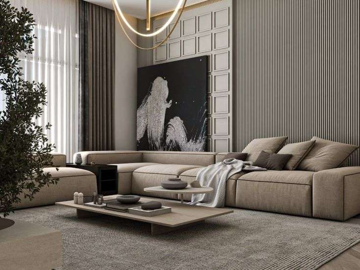 latest living room wall design
