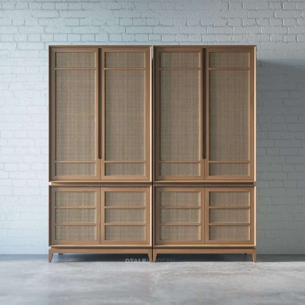 rattan wardrobe luxury design