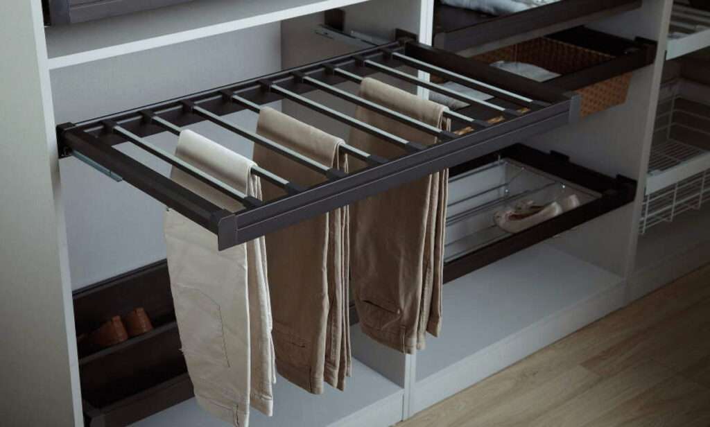 trouser pull out for wardrobe