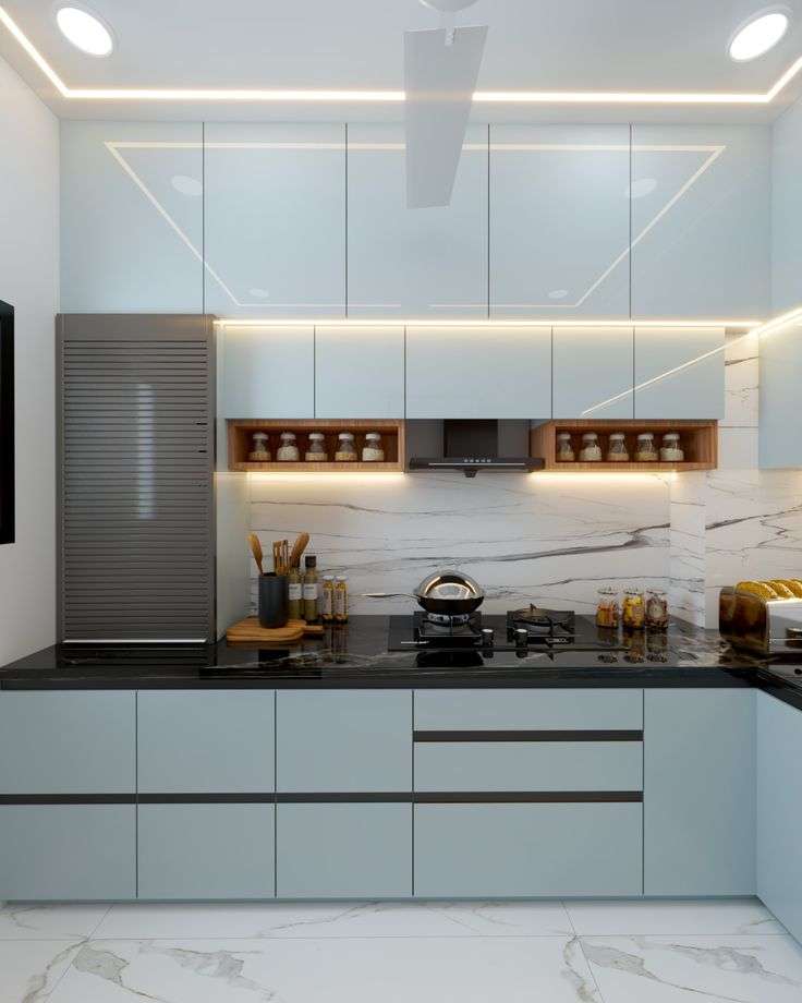 l shape kitchen design