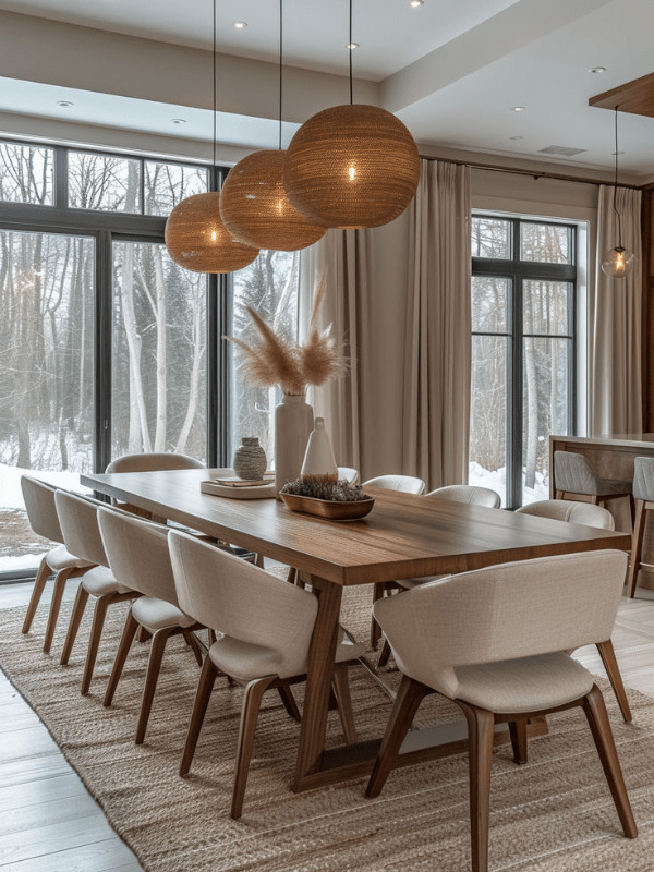 wooden dining chair design